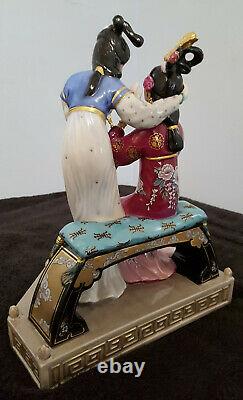 Franklin Mint Sisters of Spring Porcelain Figurine Statue by CAROLINE YOUNG