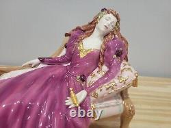 Franklin Mint Sleeping Beauty 10 Fine Porcelain Figurine by Gerda Neubacher