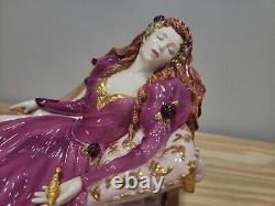 Franklin Mint Sleeping Beauty 10 Fine Porcelain Figurine by Gerda Neubacher
