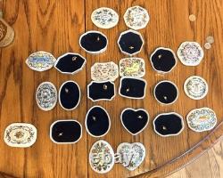 Franklin Mint Songs Of Love Porcelain Music Box Complete 12 Pc Set MINT WORKING