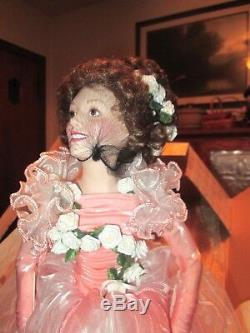 Franklin Mint Sonia Rose Princess porcelain Doll NIB artist Joyce Reavey