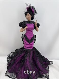 Franklin Mint Sophisticated Lady Duke Ellington Musical Doll African American