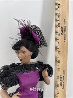 Franklin Mint Sophisticated Lady Duke Ellington Musical Doll African American