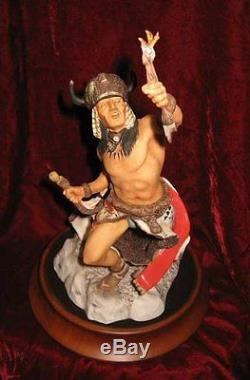 Franklin Mint Spirit Of The Sioux Porcelain Sculpture Limited Edition