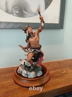 Franklin Mint Spirit Of The Sioux Porcelain Sculpture Limited Edition