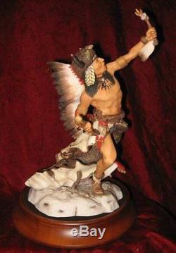 Franklin Mint Spirit Of The Sioux Porcelain Sculpture Limited Edition