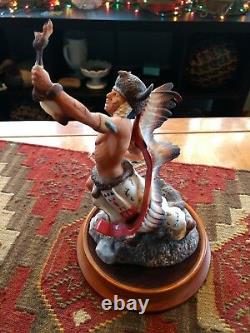 Franklin Mint Spirit Of The Sioux Porcelain Sculpture Limited Edition