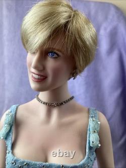Franklin Mint Swan Lake Millennium Princess Diana Porcelain Doll RARE W COA