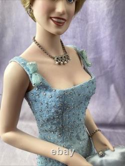 Franklin Mint Swan Lake Millennium Princess Diana Porcelain Doll RARE W COA