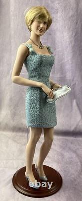 Franklin Mint Swan Lake Millennium Princess Diana Porcelain Doll RARE W COA