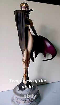 Franklin Mint Temptress of the Night Figurine Signed Brom Sculpture Porcelain