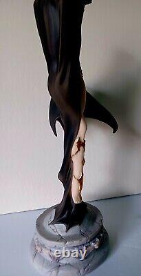 Franklin Mint Temptress of the Night Figurine Signed Brom Sculpture Porcelain