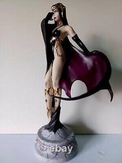 Franklin Mint Temptress of the Night Figurine Signed Brom Sculpture Porcelain