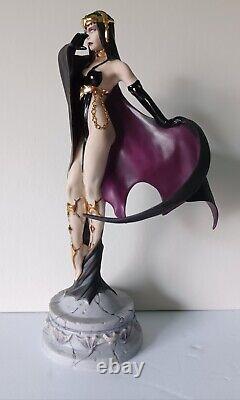 Franklin Mint Temptress of the Night Figurine Signed Brom Sculpture Porcelain