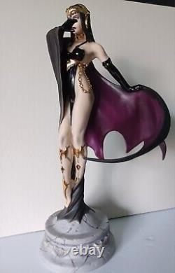 Franklin Mint Temptress of the Night Figurine Signed Brom Sculpture Porcelain