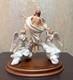 Franklin Mint The Acencion Jesus Religious Porcelain Figurine with Wood Base