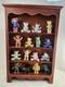 Franklin Mint The Americana Teddy Bear Collection 16 Bears & Display Shelf