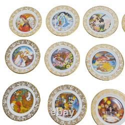 Franklin Mint The Best Loved Fairytales Collection Limited Edition Mini Plates