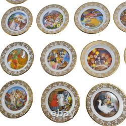 Franklin Mint The Best Loved Fairytales Collection Limited Edition Mini Plates