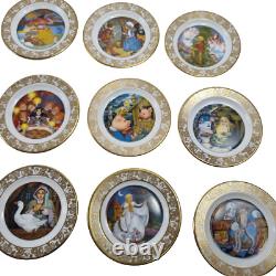 Franklin Mint The Best Loved Fairytales Collection Limited Edition Mini Plates