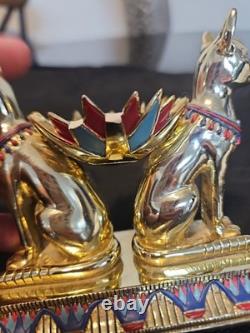 Franklin Mint The Crystal Ball of Bast with crystal Ball enameled Limited Edition