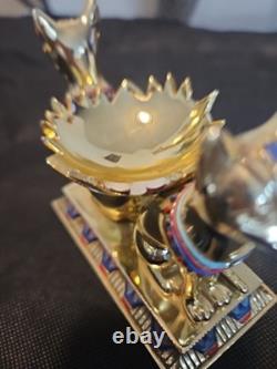 Franklin Mint The Crystal Ball of Bast with crystal Ball enameled Limited Edition