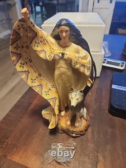 Franklin Mint The Dreamcatcher Catcher Native American Porcelain Figure New 11
