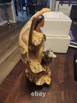Franklin Mint The Dreamcatcher Catcher Native American Porcelain Figure New 11