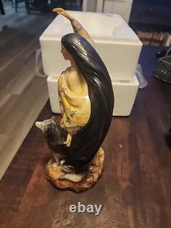 Franklin Mint The Dreamcatcher Catcher Native American Porcelain Figure New 11