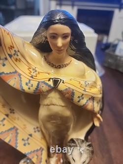 Franklin Mint The Dreamcatcher Catcher Native American Porcelain Figure New 11