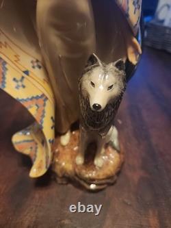 Franklin Mint The Dreamcatcher Catcher Native American Porcelain Figure New 11