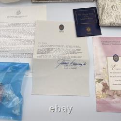 Franklin Mint The Fabergé Bride Of The Summer Palace Porcelain Doll with Box COA