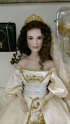 Franklin Mint The Faberge Winter BrideAleksandra Porcelain Doll