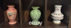 Franklin Mint The Flowers of the Victorian Year Miniature Vase Collection 1982