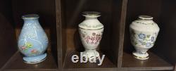 Franklin Mint The Flowers of the Victorian Year Miniature Vase Collection 1982