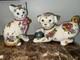 Franklin Mint The Imperial Puppy &cat Of Satsuma Porcelain Figurine Morioka