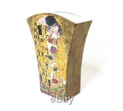 Franklin Mint The Kiss Porcelain Vase By Gustov Klimt Center Vase Only
