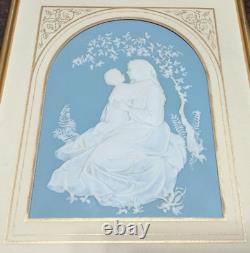 Franklin Mint The Madonna of the Grotto Framed Art Tile WithCOA 17-1/2 x 14-1/2