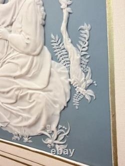Franklin Mint The Madonna of the Grotto Framed Parian Porcelain Plaque Art Tile