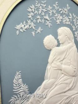 Franklin Mint The Madonna of the Grotto Framed Parian Porcelain Plaque Art Tile