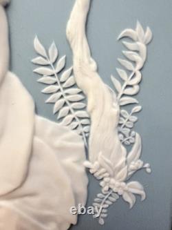 Franklin Mint The Madonna of the Grotto Framed Parian Porcelain Plaque Art Tile