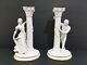 Franklin Mint The Romeo and Juliet Fine Porcelain Candlestick Holders Set of 2