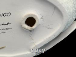 Franklin Mint The Royal Swan by Ronald Van Ruyckevelt c1986 Bisque Porcelain