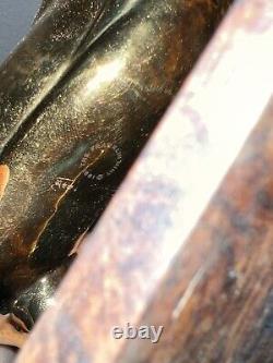 Franklin Mint The Treasured Cat of Cleopatra Figurine 24 Karat Gold Paint
