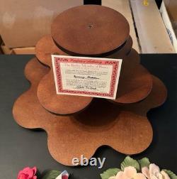 Franklin Mint The Twelve Months of Roses Porcelain Sculpture Collection