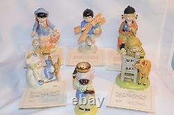 Franklin Mint The U. N. Children Collection Porcelain Figures 1978 -79 (6)