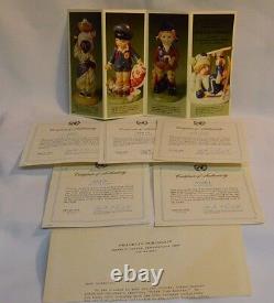 Franklin Mint The U. N. Children Collection Porcelain Figures 1978 -79 (6)