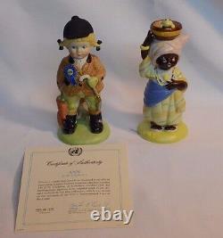 Franklin Mint The U. N. Children Collection Porcelain Figures 1978 -79 (6)