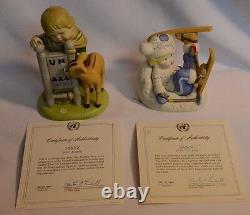 Franklin Mint The U. N. Children Collection Porcelain Figures 1978 -79 (6)