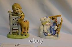 Franklin Mint The U. N. Children Collection Porcelain Figures 1978 -79 (6)